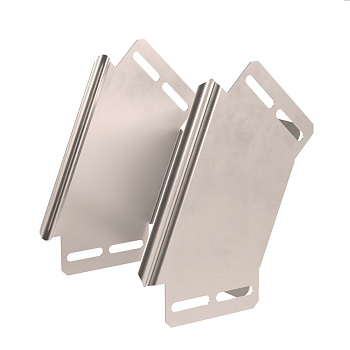 Угол вертикальный внешний 90 градусов Стандарт INOX (AISI 409) 150х100 Промрукав