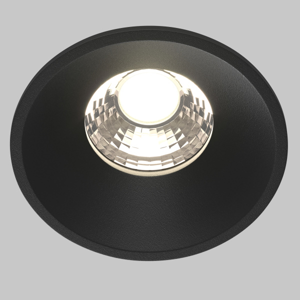 Встраиваемый светильник LED 7Вт Черный IP20 Downlight DL058-7W4K-B Technical Maytoni