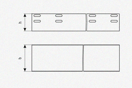 Лоток глухой ЛМГ 50х50х2000 УТ1,5 с крышкой КЛ50 УТ1,5, оцинкованный лист S1,0 ТУ 3449-036-01394366-2012