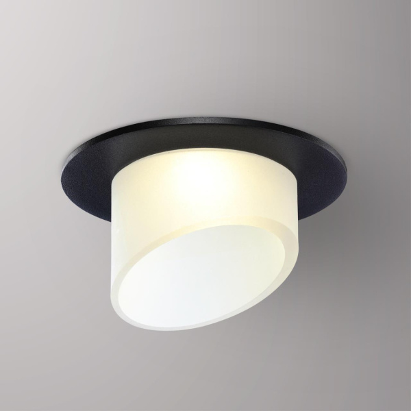 Св-к встр.IP20 GU10 9W 220V LIRIO черный NOVOTECH