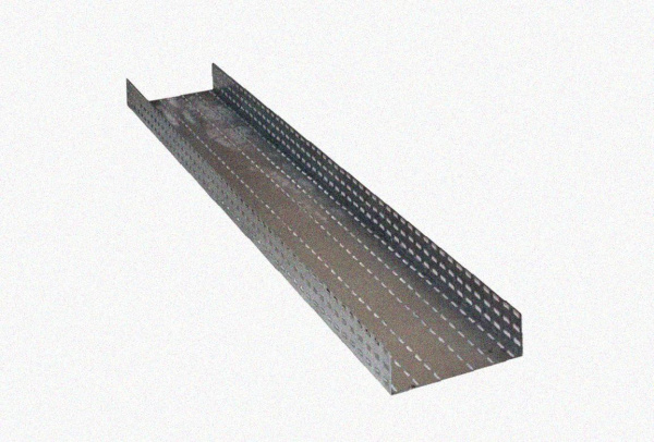 Лоток перфорированный ЛМ 300х50х3000 УТ1,5, оцинкованный лист, S1,2