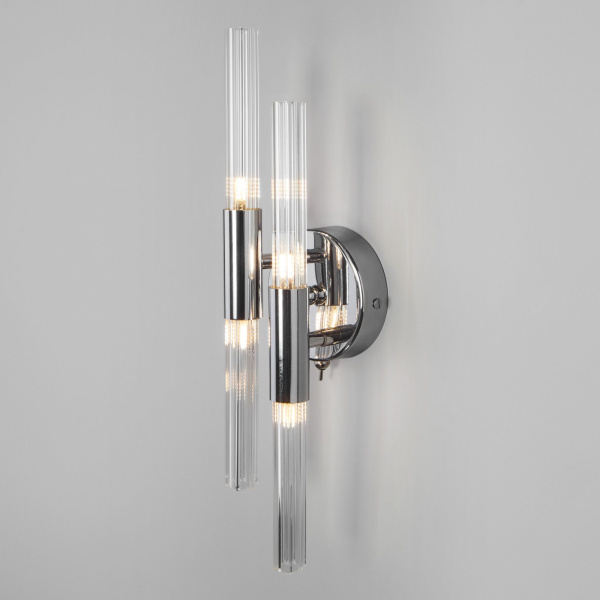 Бра с поворотными рожками 4*G4 3Вт хром IP20 Sole (558/4 хром) Bogate's