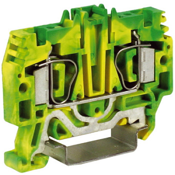HTE.4(Ex), зажим для заземления, 4 кв.мм желто-зеленый DKC