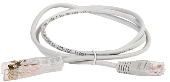 ITK Патч-корд 110-RJ45 2 пары кат.5E 1м серый