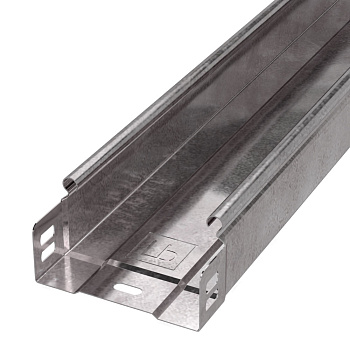 Лоток неперфорированный Стандарт 600х80х3000 (1,0 мм) (6 м/уп) Промрукав