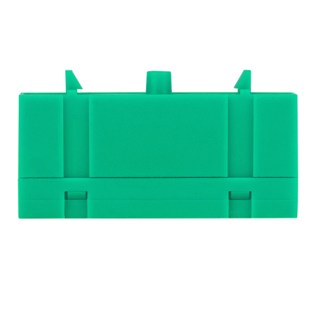 Шина "0" PE (6х9мм) 8 отверстий латунь зеленый изолированный корпус на DIN-рейку PROxima EKF