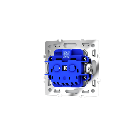 Розетка встраиваемая Voltum S70 с заземлением 16А, (белый матовый)