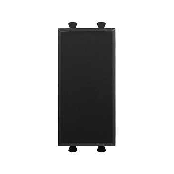 Заглушка модульная, "Avanti", "Черный матовый", 1 модуль DKC