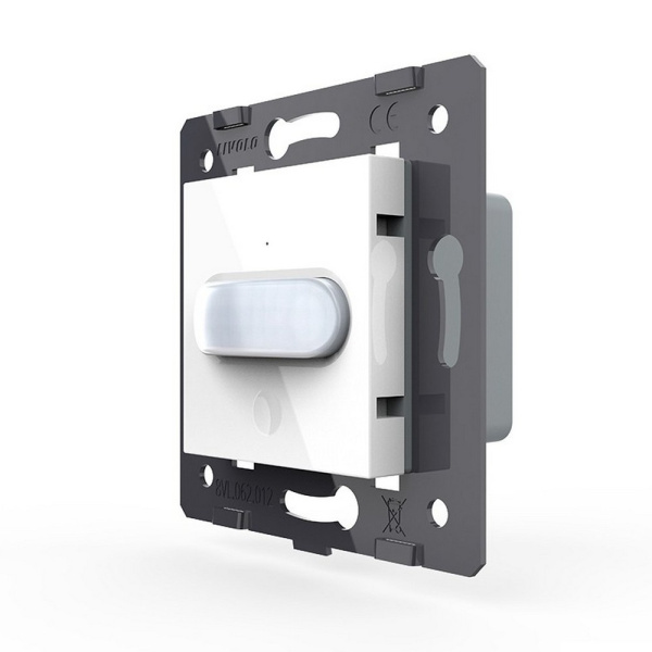 Датчик движения с сенсорным выключателем, цвет белый (механизм) Livolo