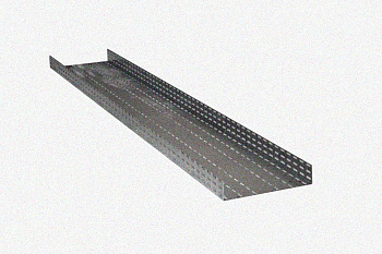 Лоток глухой ЛМГ 400х80х3000 УТ1,5, оцинкованный лист S1,5