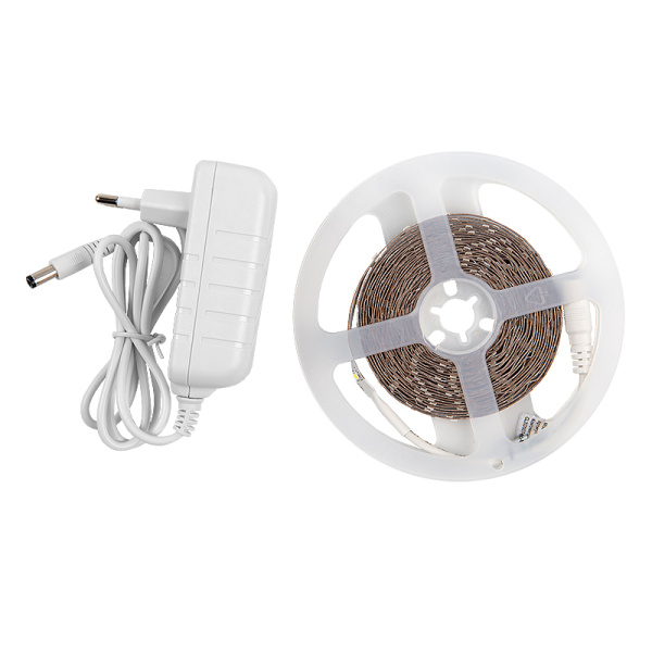 Лента светодиодная GLS-2835-60-4.8-12-IP20-PRO-6-5-KIT готовый комплект 5м с адаптером General