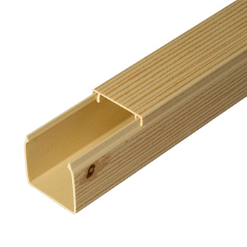 Кабель-канал сосна 2-й замок 25х25 мм (48м/уп) Промрукав