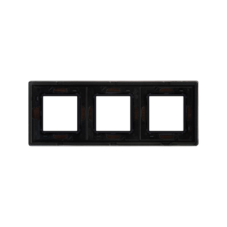 Рамка из натурального дерева, "Avanti", венге, 3 поста (6 мод.) DKC