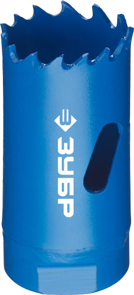 25мм, коронка биметаллическая, быстрорежущая сталь ЗУБР