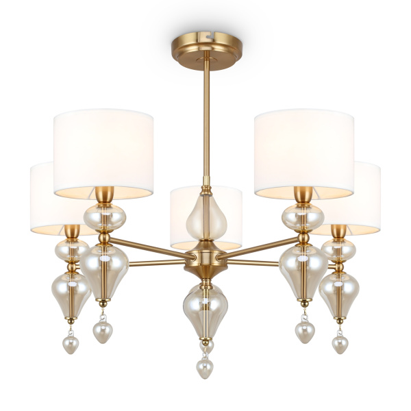 Потолочный светильник 5*E14 40Вт Латунь IP20 Raise FR5369CL-05BS Freya