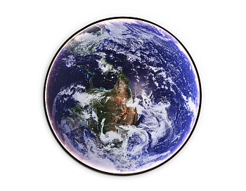 Светильник светодиодный настенно-потолочный FW11134 BK черный 31W LED 3000-6400K D500*38 Ambrella Light