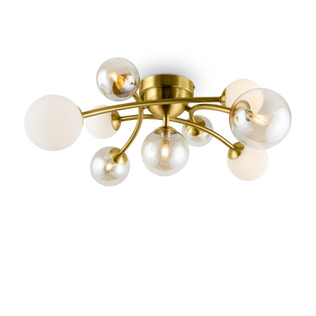 Потолочный светильник 9*G9 28Вт Латунь IP20 Bethany FR5116CL-09BS Freya