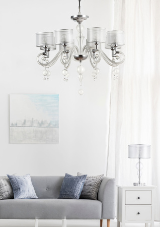 Люстра 8*E14 40Вт Хром IP20 Bubble Dreams MOD603-08-N Maytoni