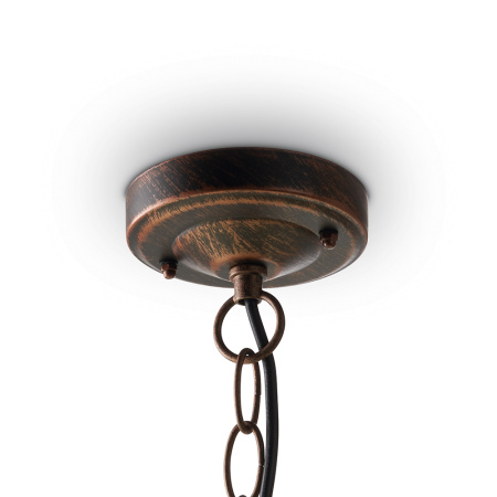 Светильник садово-парковый Feron PL595 на цепочке 60W 230V E27, коричневый