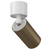 Потолочный светильник 1*GU10 10Вт Белый и Бронза матовая IP20 FOCUS S C050CL-1WBZ Technical