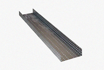 Лоток перфорированный ЛМ 100х50х2000 УТ1,5, оцинкованный лист S0,7