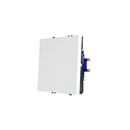 Выключатель встраиваемый Voltum S70 одноклавишный 10А, (белый матовый)