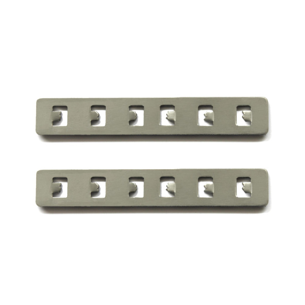 Прямой соединитель для встраиваемого магнитного шинопровода (2 шт) Стальной ST005.749.00 ST LUCE