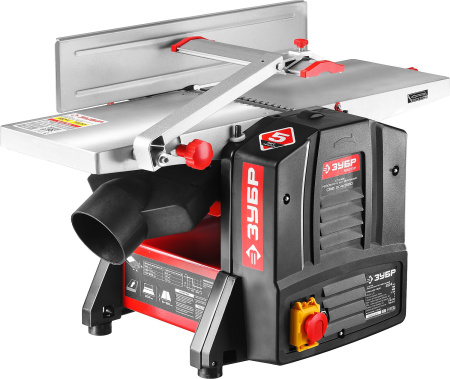 Станок фуговально-рейсмусовый, СРФ-204-1500, ширина строгания 204мм, толщина заготовки до 120мм, 2 ножа, 9000 об/мин, 1500Вт, 6м/мин ЗУБР