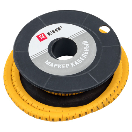 Маркер кабельный 1,5 мм2 "8" (1000 шт) (ЕС-0) PROxima EKF