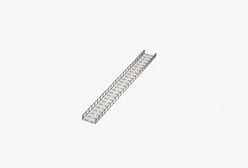 Лоток замковый перфорированный ЛМЗ 75х65х2000 У3, окрашенный, S1,0