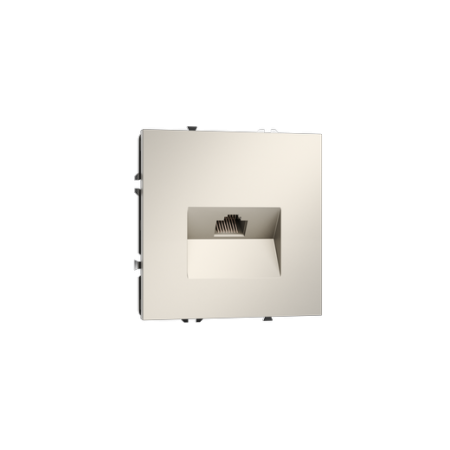 Розетка компьютерная встраиваемая Voltum S70 RJ45 КАТ.6, (кашемир)