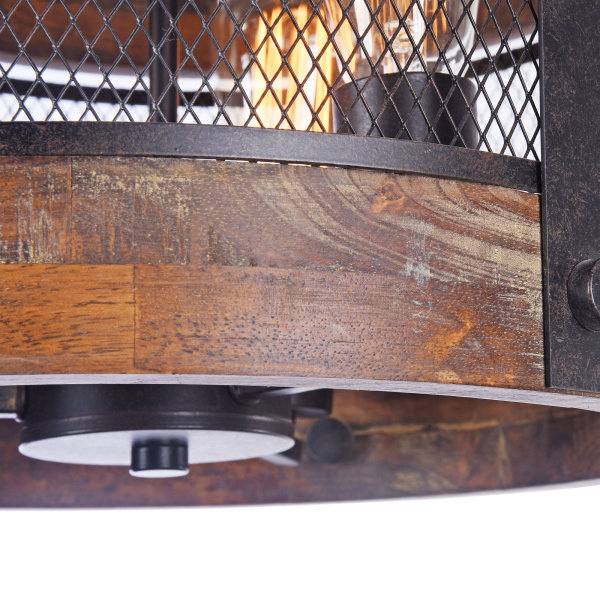 Подвесной светильник 3*E27 60Вт Черный IP20 Vittoria FR4561-PL-03-B Freya