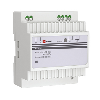 Блок питания 12В DR-45W-12 PROxima EKF