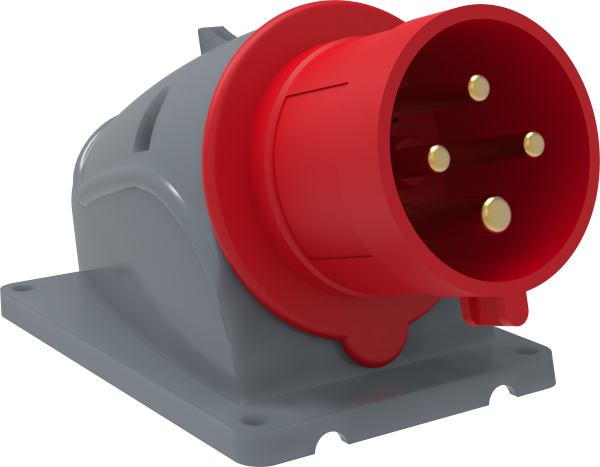 Вилка стационарная ССИ-524 32А-6ч/380-415В 3Р+РЕ IP44 MAGNUM IEK