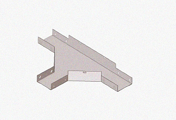Лоток тройниковый замковый глухой ОТЗГ 600х50 УТ1,5, оцинкованный лист S1,5