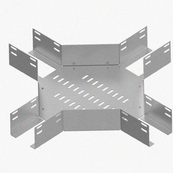 Лоток крестообразный перфорированный КМ 200х50 УТ1,5, оцинкованный лист S1,5