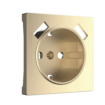 Накладка для розетки USB (шампань рифленый) СУ IP20 Werkel