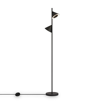 Напольный светильник (торшер) LED 14Вт Черный IP20 Etro FR6141FL-L14B Freya