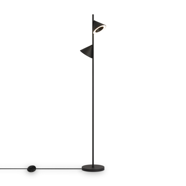 Напольный светильник (торшер) LED 14Вт Черный IP20 Etro FR6141FL-L14B Freya