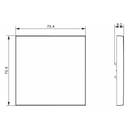 Donel S08 глянцевый белый клавиша 1-я, серия DB