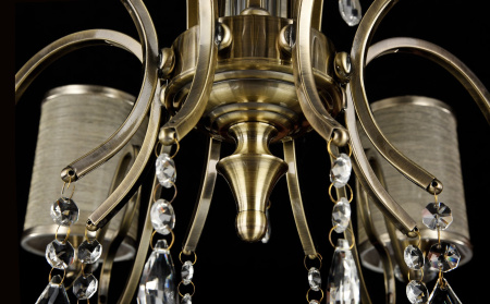 Люстра 12*E14 40Вт Бронза Антик IP20 Faust FR2300-PL-12-BZ Freya