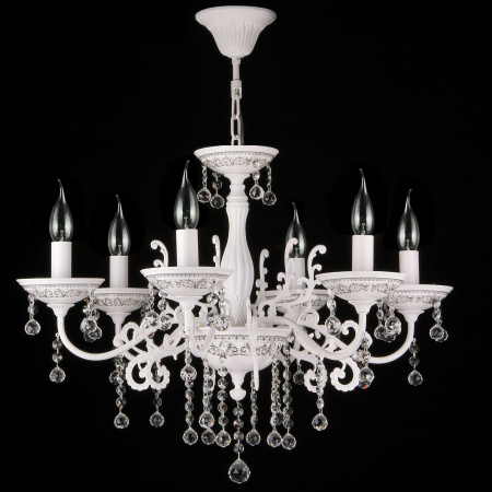 Люстра 6*E14 60Вт Белый IP20 Bellona ARM386-06-W Maytoni