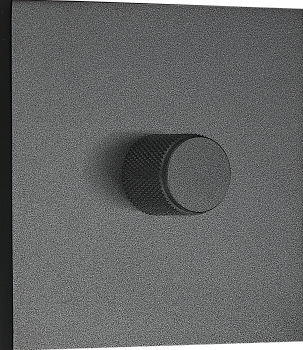 Donel N96 Светорегулятор поворотный Triac, LED 100 Вт (акт.нагрузка-макс. 300Вт), Черный, серия DT