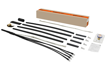 Муфта кабельная термоусаживаемая концевая, внутренней и наружной установки, 10-25 кв.мм, 1кВ, ПВХ/СП