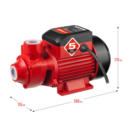 Поверхностный насос, 400 Вт, вихревой ЗУБР