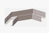 Лоток угловой замковый глухой КГЗГ 50х65-90 УХЛ1 поворот на 90, оцинкованный лист, S1,5