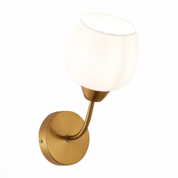 Бра Латунь/Белый E27 1*60Вт SLE1136-301-01 EVOLUCE