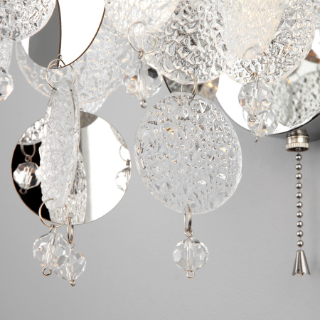 Настенный светильник с декором 1*E14 60Вт хром IP20 Bolla (334/1 хром) Bogate's