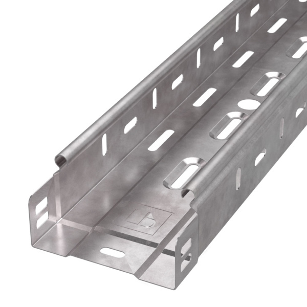 Лоток перфорированный Стандарт HDZ 100х50х3000 (0,7 мм) (6 м/уп) Промрукав