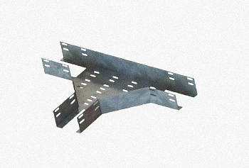 Лоток тройниковый перфорированный ОТ 300х65 УХЛ1, оцинкованный лист S1,5